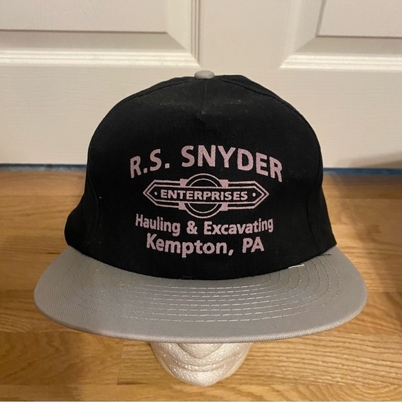 Vintage R.S Snyder Hauling & Excavating Hat Snap Back Kempton Pennsylvania - Picture 3 of 8